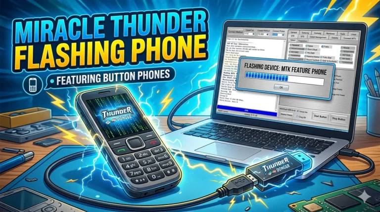 Feature Phone Flashing Masterclass Using Miracle Thunder
