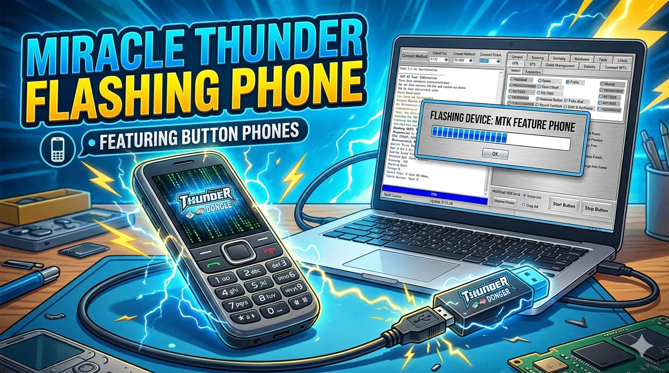 Feature Phone Flashing Masterclass Using Miracle Thunder
