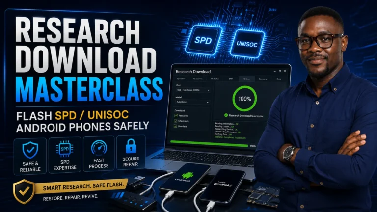 Research Download Masterclass: Flash SPD / Unisoc Android Phones Safely