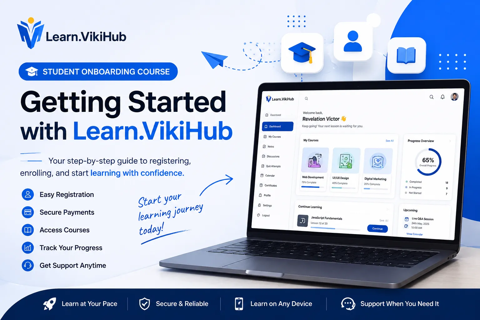 Learn.VikiHub Student Onboarding: Getting Started Guide