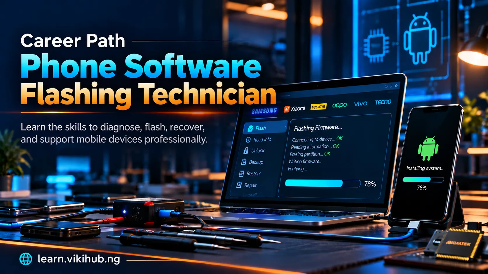 Phone Software Flashing Technician — Full Career Path